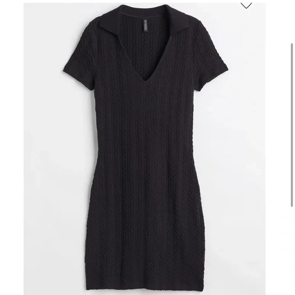 H&M | Dresses | Black Bodycon Dress | Poshmark